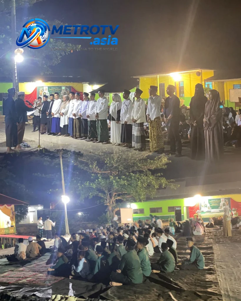 Kolase foto barisan pengurus FKPP Tolitoli yang dikukuhkan dan ratusan peserta dzikir bersama Hari Santri di Pondok Pesantren Madinatul Khairat, Rabu 21 Oktober 2026