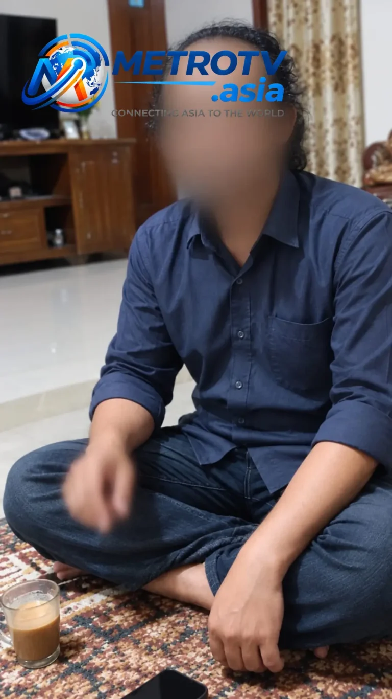 Kuasa hukum Eko Heri Susanto memberikan keterangan terkait ketidakhadiran kliennya dalam pemanggilan penyidik Polres Kediri, Selasa 27 Oktober 2026
